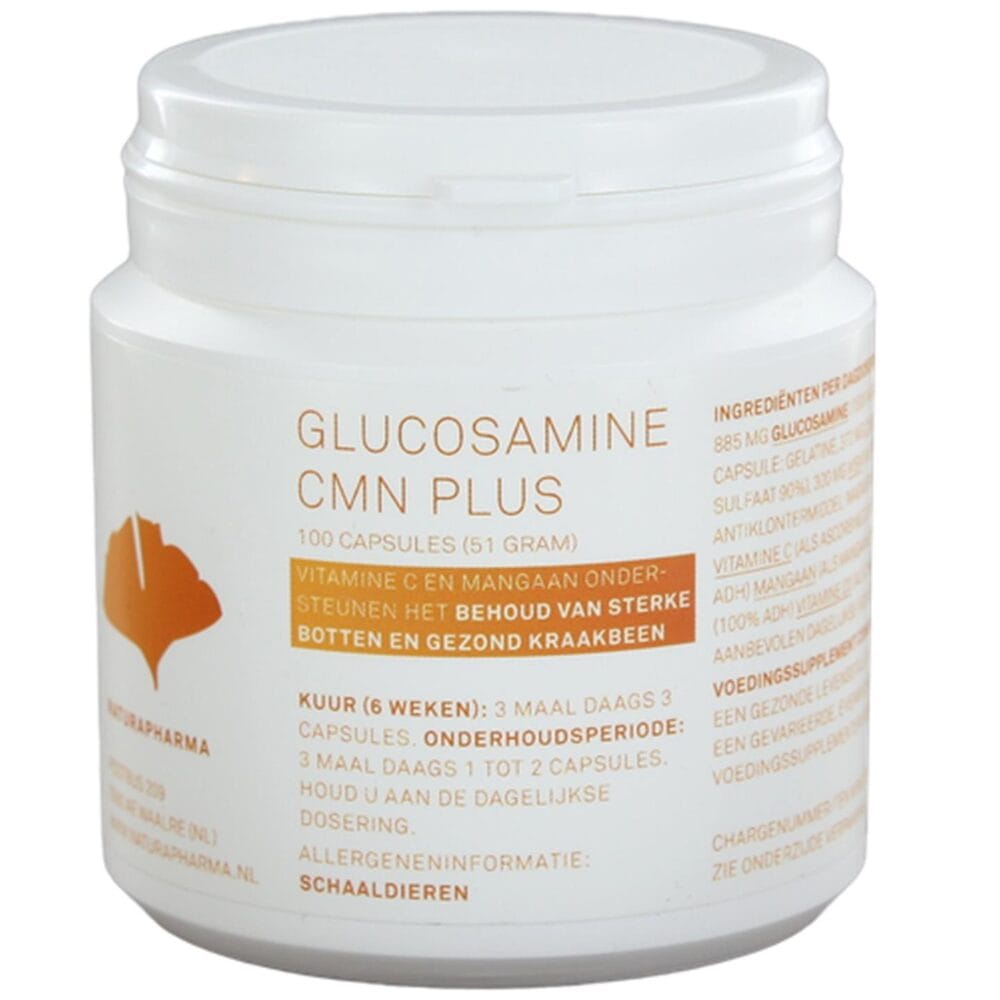 Naturapharma Glucosamine CMN Plus Capsules 100st -  kopen-vitamine online - Glucosamine-Chondroitine-MSM kopen - supplementen kopen-voedingssupplementen-beste voedingssupplementen-supplementen bestellen-zensitivity