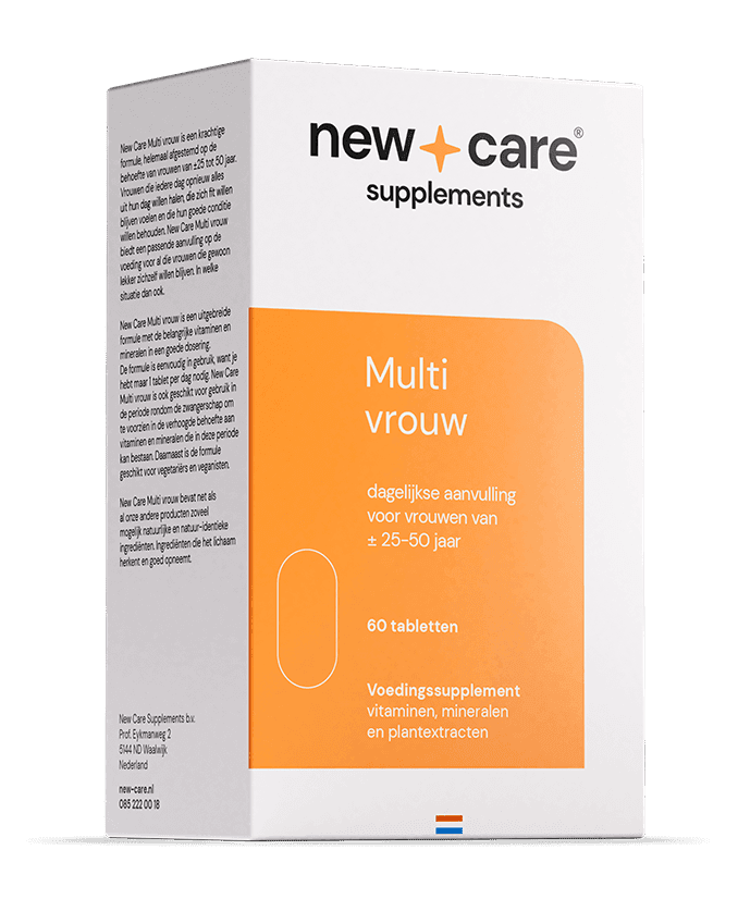 New Care Multi Vrouw Tabletten - 60TB | Zensitivity New Care Multi Vrouw Tabletten -  kopen-vitamine online - Multivitamine vrouw kopen - supplementen kopen-voedingssupplementen-beste voedingssupplementen-supplementen bestellen-zensitivity