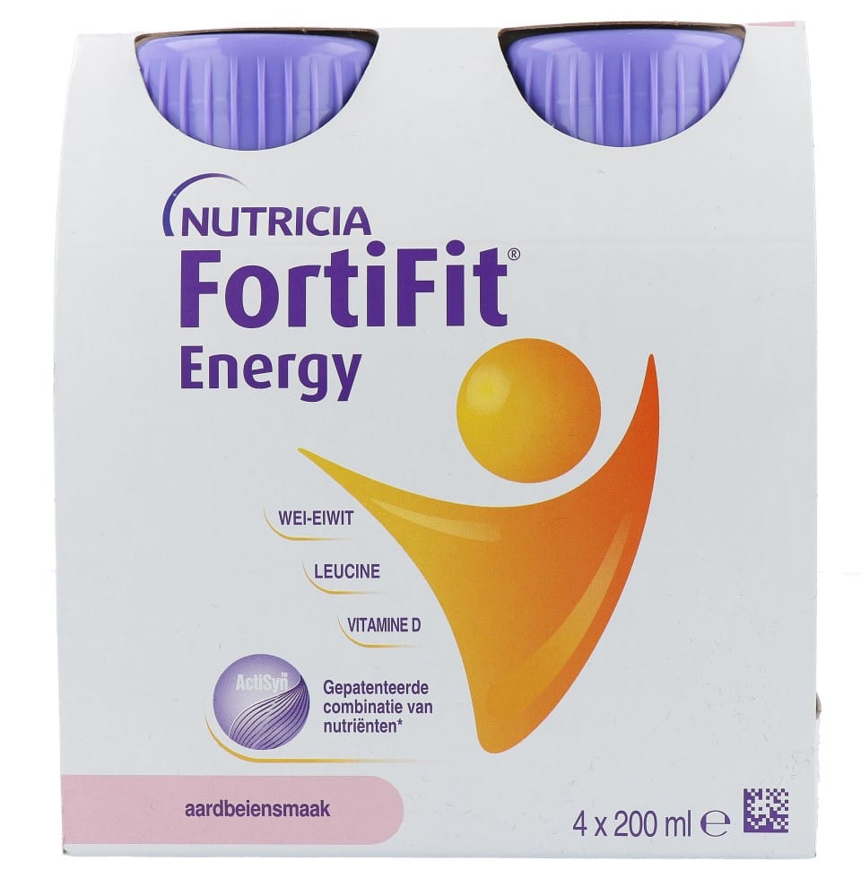 Nutricia Fortifit Energy Aardbei - Medische drinkvoeding kopen-vitamine online - Medische voeding kopen - supplementen kopen-voedingssupplementen-beste voedingssupplementen-supplementen bestellen-zensitivity