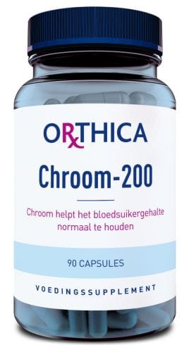 Orthica Chroom-200 Capsules - 90CP | Zensitivity Orthica Chroom-200 Capsules - Chroom tabletten kopen-vitamine online - Afslankpillen kopen - supplementen kopen-voedingssupplementen-beste voedingssupplementen-supplementen bestellen-zensitivity