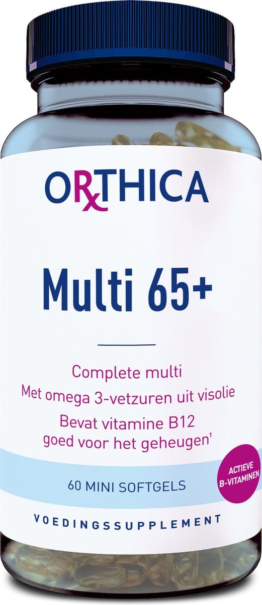 Orthica Multi 65+ Mini Softgels -  kopen-vitamine online - Multivitamine 50plus kopen - supplementen kopen-voedingssupplementen-beste voedingssupplementen-supplementen bestellen-zensitivity