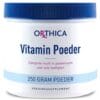 Orthica Vitamin Poeder - 250GR | Zensitivity Orthica Vitamin Poeder -  kopen-vitamine online - Algemene multivitaminen kopen - supplementen kopen-voedingssupplementen-beste voedingssupplementen-supplementen bestellen-zensitivity