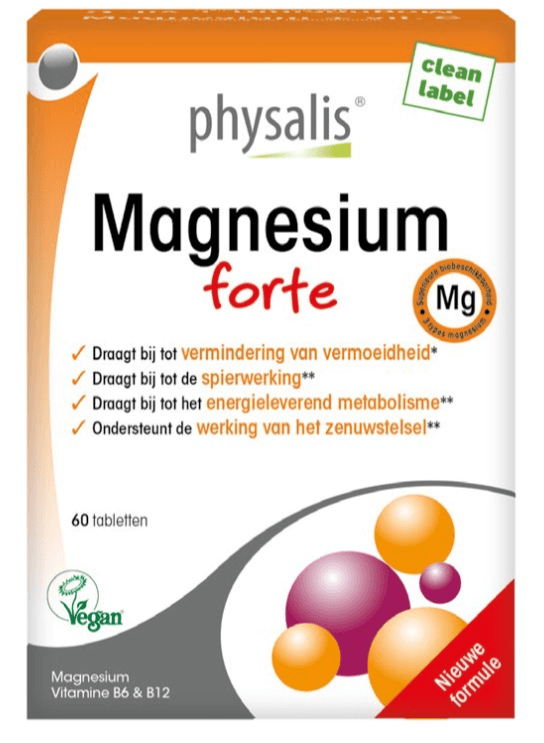 Physalis Magnesium Forte Tabletten - 60TB | Zensitivity Physalis Magnesium Forte Tabletten - kopen-vitamine online - Magnesium kopen - supplementen kopen-voedingssupplementen-beste voedingssupplementen-supplementen bestellen-zensitivity