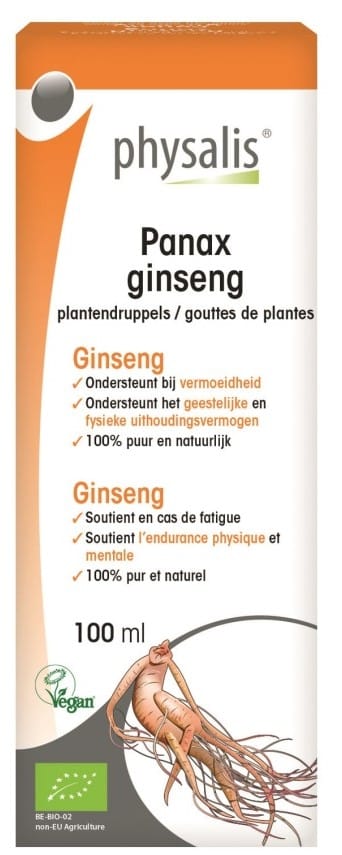 Physalis Panax Ginseng Druppels - 100ML | Zensitivity Physalis Panax Ginseng Druppels - Ginseng kopen-vitamine online - Energie (vermoeidheid) kopen - supplementen kopen-voedingssupplementen-beste voedingssupplementen-supplementen bestellen-zensitivity