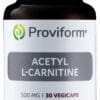 Proviform Acetyl L-Carnitine Capsules 30st - 30VCP | Zensitivity Proviform Acetyl L-Carnitine Capsules 30st -  kopen-vitamine online - Aminozuren kopen - supplementen kopen-voedingssupplementen-beste voedingssupplementen-supplementen bestellen-zensitivity
