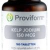 Proviform Jodium Kelp 150mcg Tabletten - 180TB | Zensitivity Proviform Jodium Kelp 150mcg Tabletten - Jodium tabletten kopen-vitamine online - Jodium kopen - supplementen kopen-voedingssupplementen-beste voedingssupplementen-supplementen bestellen-zensitivity