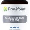 Proviform Kalium Citraat 225mg Vegicaps - Kalium capsules kopen-vitamine online - Kalium kopen - supplementen kopen-voedingssupplementen-beste voedingssupplementen-supplementen bestellen-zensitivity