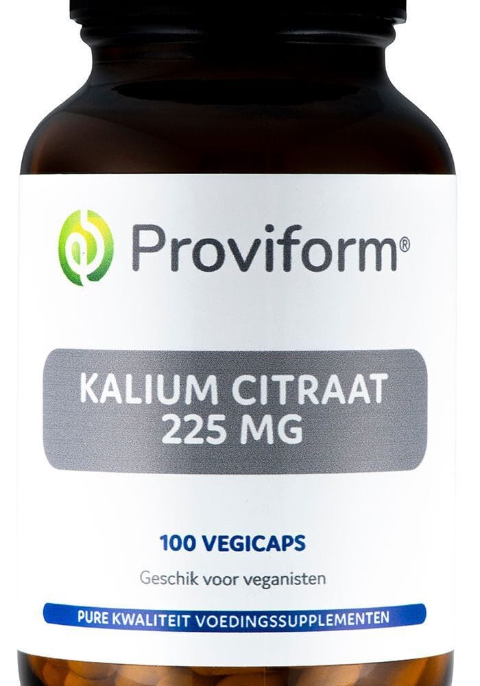 Proviform Kalium Citraat 225mg Vegicaps - Kalium capsules kopen-vitamine online - Kalium kopen - supplementen kopen-voedingssupplementen-beste voedingssupplementen-supplementen bestellen-zensitivity