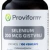 Proviform Selenium 200mcg Gistvrij Capsules - 100VCP | Zensitivity Proviform Selenium 200mcg Gistvrij Capsules - Selenium capsules kopen-vitamine online - Selenium kopen - supplementen kopen-voedingssupplementen-beste voedingssupplementen-supplementen bestellen-zensitivity