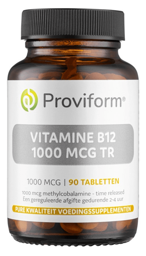 Proviform Vitamine B12 1000mcg TR Tabletten - Vitamine B12 kopen-vitamine online - Vitamine B kopen - supplementen kopen-voedingssupplementen-beste voedingssupplementen-supplementen bestellen-zensitivity
