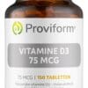 Proviform Vitamine D3 75mcg Tabletten -  kopen-vitamine online - Vitamine D kopen - supplementen kopen-voedingssupplementen-beste voedingssupplementen-supplementen bestellen-zensitivity