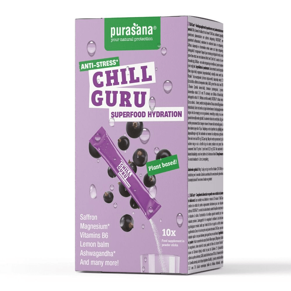 Purasana Chill Guru Hydration Superfood Poeder - Superfood complex kopen-vitamine online - Superfood kopen - supplementen kopen-voedingssupplementen-beste voedingssupplementen-supplementen bestellen-zensitivity