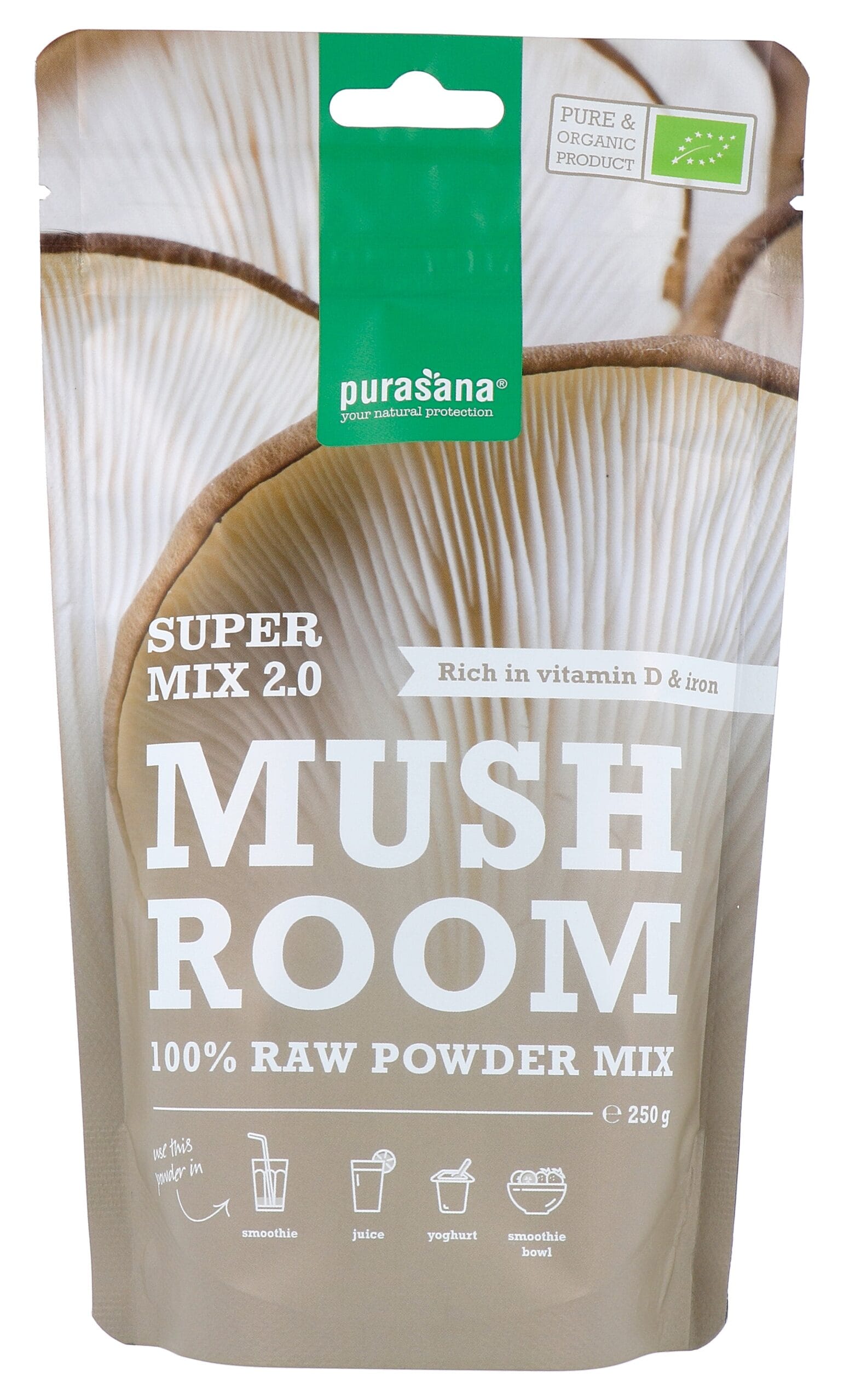 Purasana Mushroom Super Mix 2.0 - 250GR | Zensitivity Purasana Mushroom Super Mix 2.0 - kopen-vitamine online - Ashwagandha kopen - supplementen kopen-voedingssupplementen-beste voedingssupplementen-supplementen bestellen-zensitivity