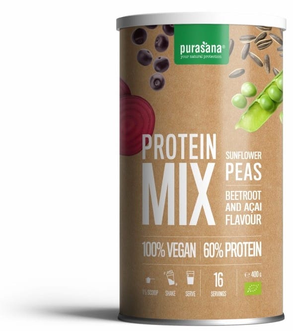 Purasana Pea Sunflower Proteine Mix Biet Açai - 400GR | Zensitivity Purasana Pea Sunflower Proteine Mix Biet Açai - Eiwitshakes kopen-vitamine online - Eiwitten kopen - supplementen kopen-voedingssupplementen-beste voedingssupplementen-supplementen bestellen-zensitivity