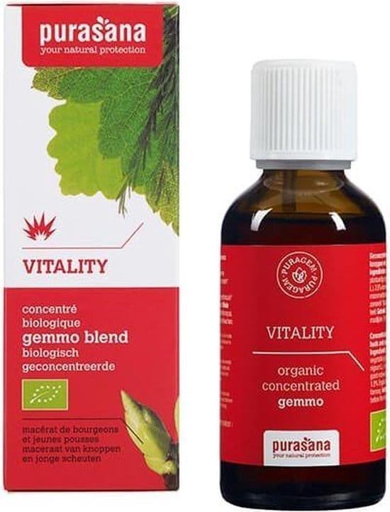 Purasana Puragem Vitality Bio 50ML - 50ML | Zensitivity Purasana Puragem Vitality Bio 50ML -  kopen-vitamine online - Energie (vermoeidheid) kopen - supplementen kopen-voedingssupplementen-beste voedingssupplementen-supplementen bestellen-zensitivity
