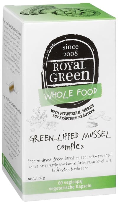 Royal Green Groenlipmossel Complex Capsules -  kopen-vitamine online - Groenlipmossel kopen - supplementen kopen-voedingssupplementen-beste voedingssupplementen-supplementen bestellen-zensitivity