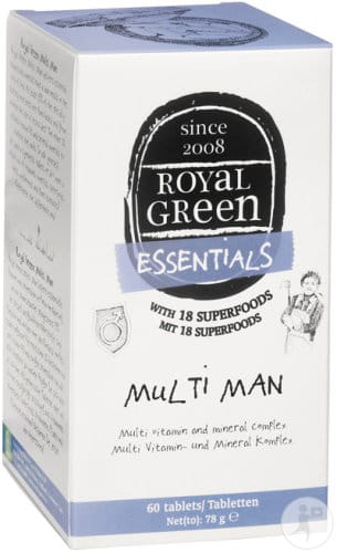 Royal Green Multi Man Tabletten -  kopen-vitamine online - Multivitamine man kopen - supplementen kopen-voedingssupplementen-beste voedingssupplementen-supplementen bestellen-zensitivity