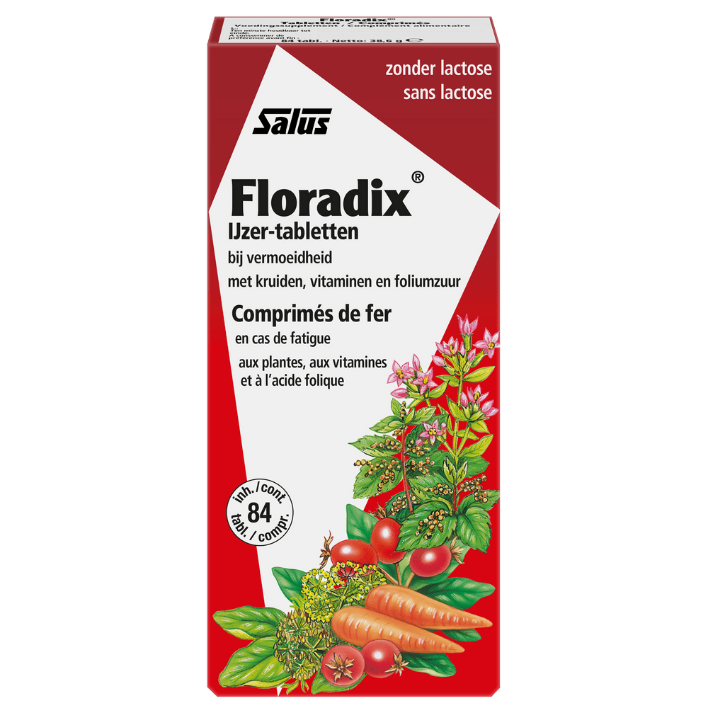 Salus Floradix IJzer Tabletten - IJzer tabletten kopen-vitamine online - IJzer kopen - supplementen kopen-voedingssupplementen-beste voedingssupplementen-supplementen bestellen-zensitivity