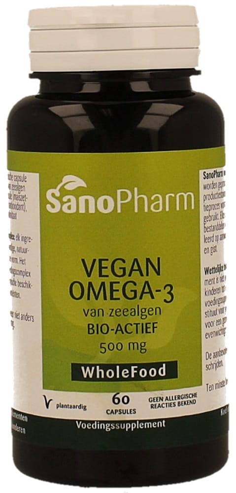Sanopharm Vegan Omega-3 Capsules -  kopen-vitamine online - Omega vetzuren kopen - supplementen kopen-voedingssupplementen-beste voedingssupplementen-supplementen bestellen-zensitivity