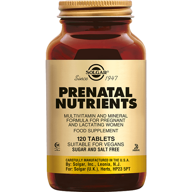 Solgar Prenatal Nutrients Multivitamine voor Zwangeren Tabletten - 60TB | Zensitivity Solgar Prenatal Nutrients Multivitamine voor Zwangeren Tabletten - kopen-vitamine online - Zwangerschapsvitaminen kopen - supplementen kopen-voedingssupplementen-beste voedingssupplementen-supplementen bestellen-zensitivity
