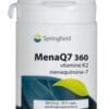 Springfield MenaQ7 360 Capsules -  kopen-vitamine online - Vitamine K kopen - supplementen kopen-voedingssupplementen-beste voedingssupplementen-supplementen bestellen-zensitivity