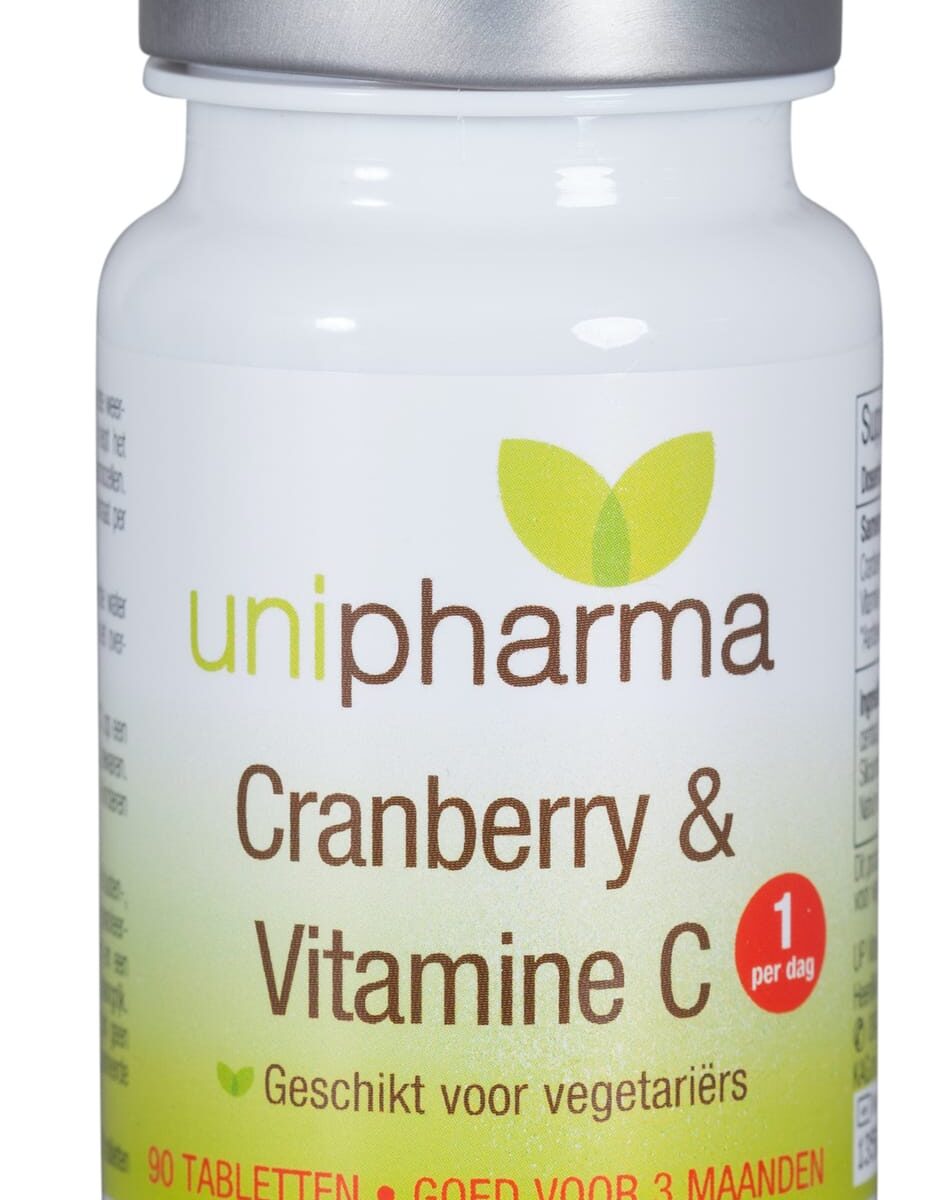 Unipharma Cranberry & Vitamine C -  kopen-vitamine online - Vitamine C kopen - supplementen kopen-voedingssupplementen-beste voedingssupplementen-supplementen bestellen-zensitivity