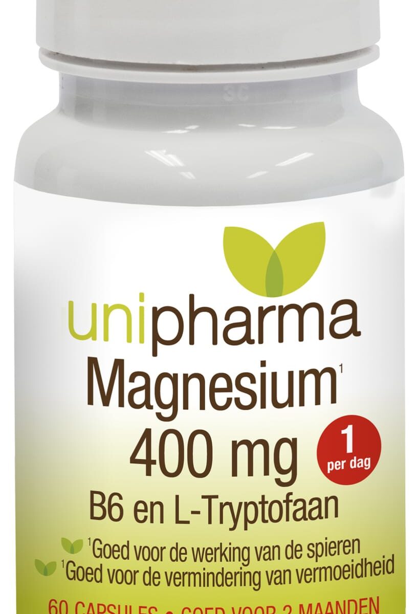 Unipharma Magnesium 400 MG Capsules -  kopen-vitamine online - Magnesium kopen - supplementen kopen-voedingssupplementen-beste voedingssupplementen-supplementen bestellen-zensitivity