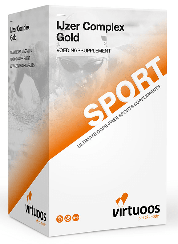 Virtuoos IJzer Complex Gold Capsules - IJzer capsules kopen-vitamine online - IJzer kopen - supplementen kopen-voedingssupplementen-beste voedingssupplementen-supplementen bestellen-zensitivity