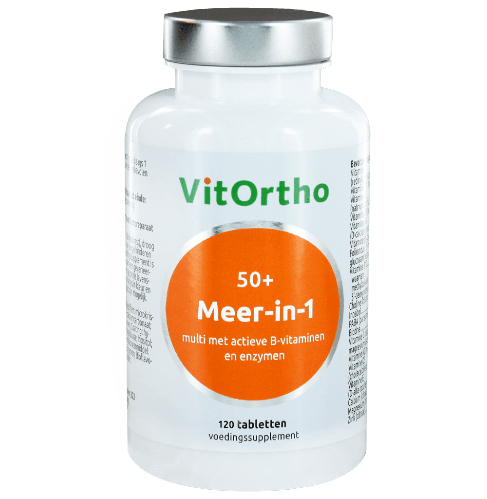 VitOrtho Meer In 1 50+ Tabletten 120st -  kopen-vitamine online - Multivitamine 50plus kopen - supplementen kopen-voedingssupplementen-beste voedingssupplementen-supplementen bestellen-zensitivity