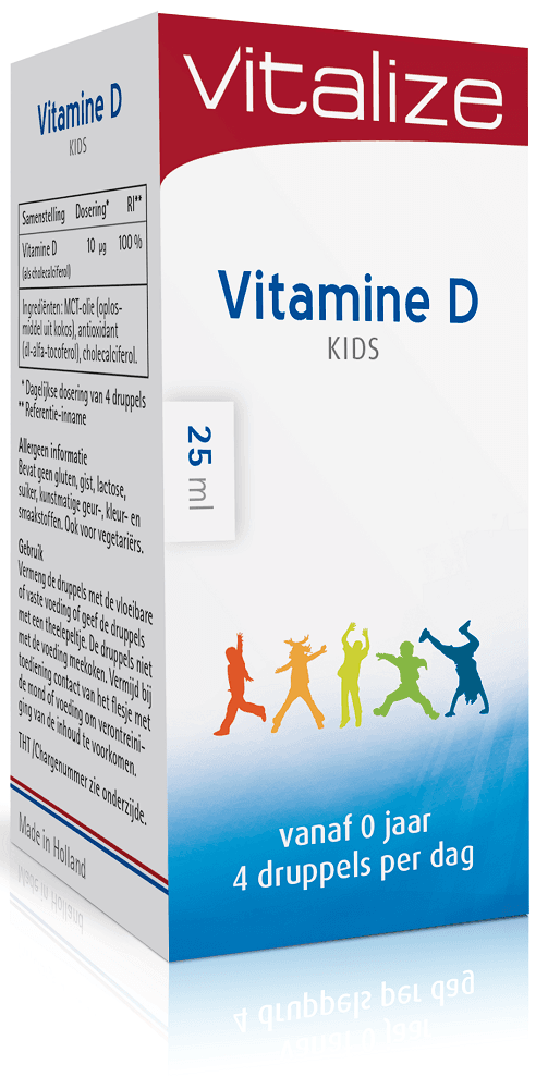 Vitalize Vitamine D Kids 25ml - 25ML | Zensitivity Vitalize Vitamine D Kids 25ml - Vitamine D kind kopen-vitamine online - Supplementen baby en kind kopen - supplementen kopen-voedingssupplementen-beste voedingssupplementen-supplementen bestellen-zensitivity