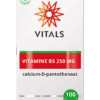 Vitals Vitamine B5 250mg Capsules - Vitamine B5 kopen-vitamine online - Vitamine B kopen - supplementen kopen-voedingssupplementen-beste voedingssupplementen-supplementen bestellen-zensitivity