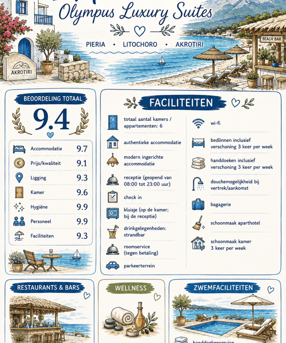 Akrotiri Olympus Luxury Suites in Litochoro Pieiria- griekenland vakantie-zensitivity reizen-adults only vakantie