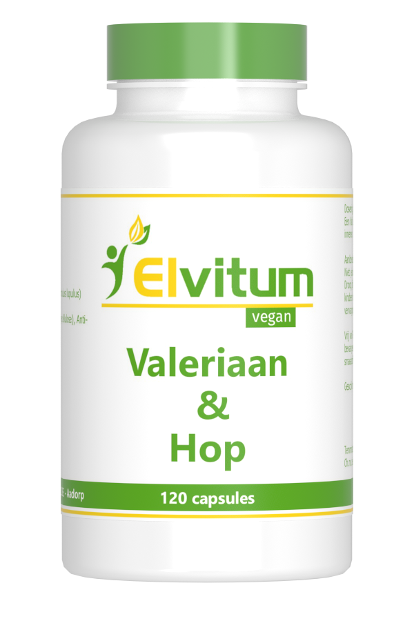 Elvitum Valeriaan & Hop Capsules Valeriaan