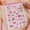 Pink Aesthetic Doodles printable pdf- roze doodle - barbie vibe doodles-doodles stickers